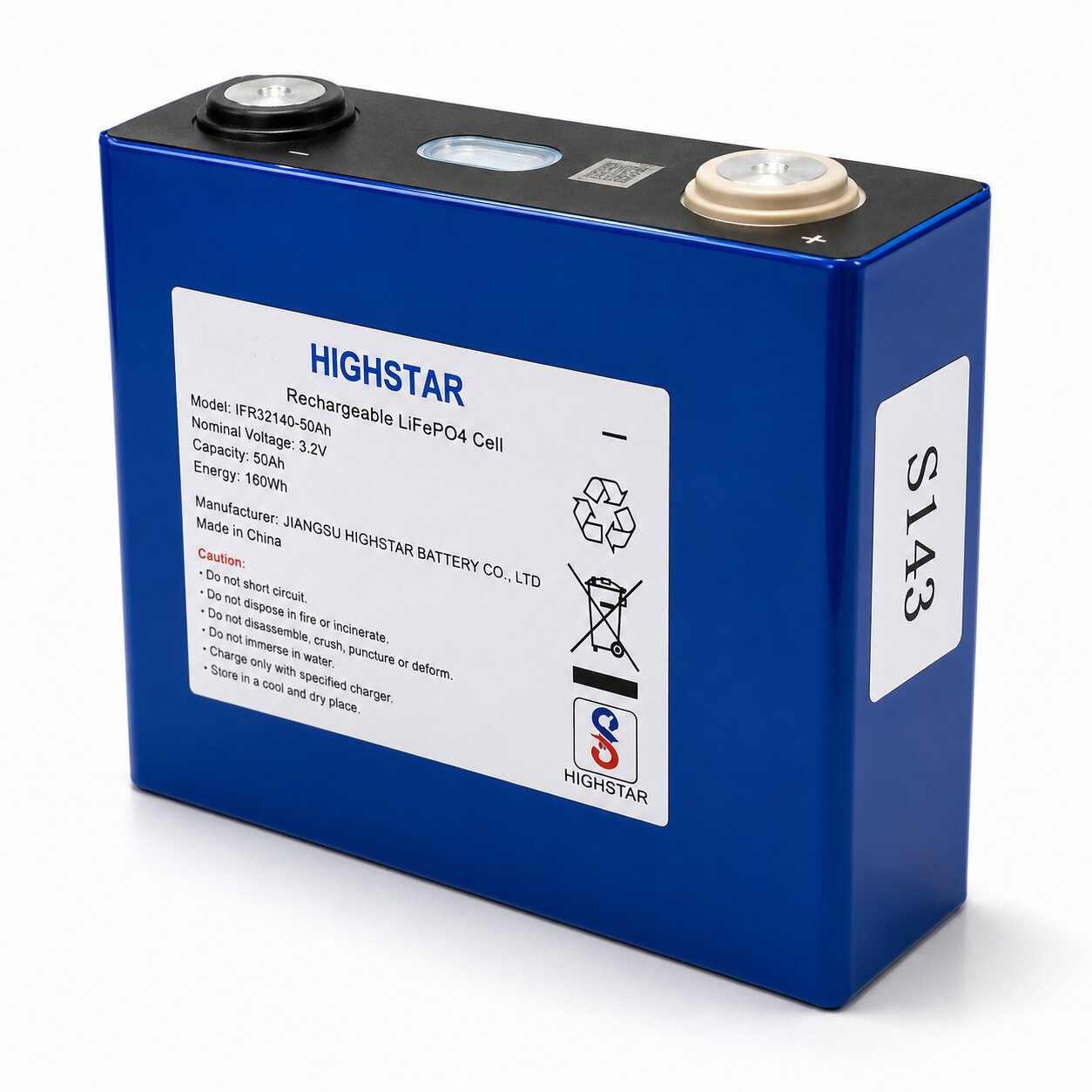 Highstar - 100Ah Big Prismatic Cell- Laser